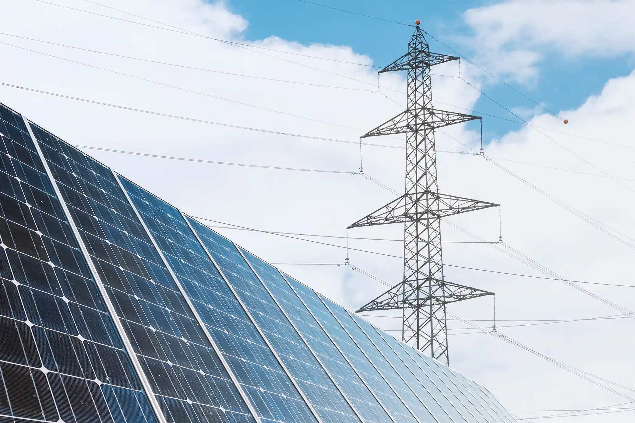 Electrical substation and solar panel